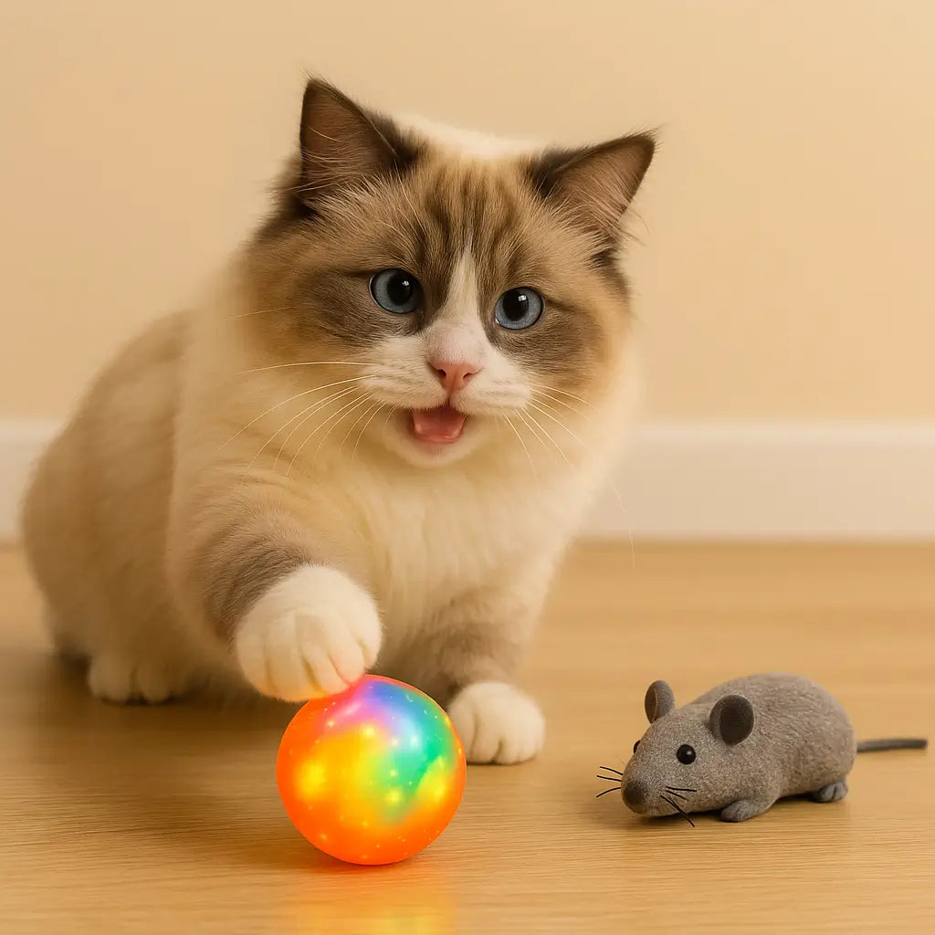 Jouets interactifs pour chats – Automatiques, balles & anti-ennui