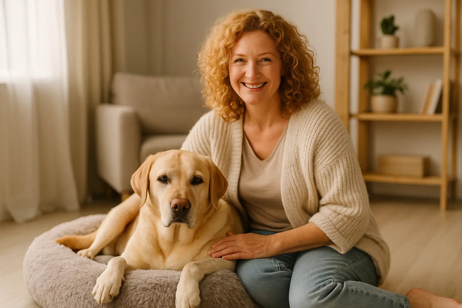 Avis sur coussin XXL orthopédique pour grand chien : couchage doux, confortable et durable, idéal pour la détente et soulager les articulations.