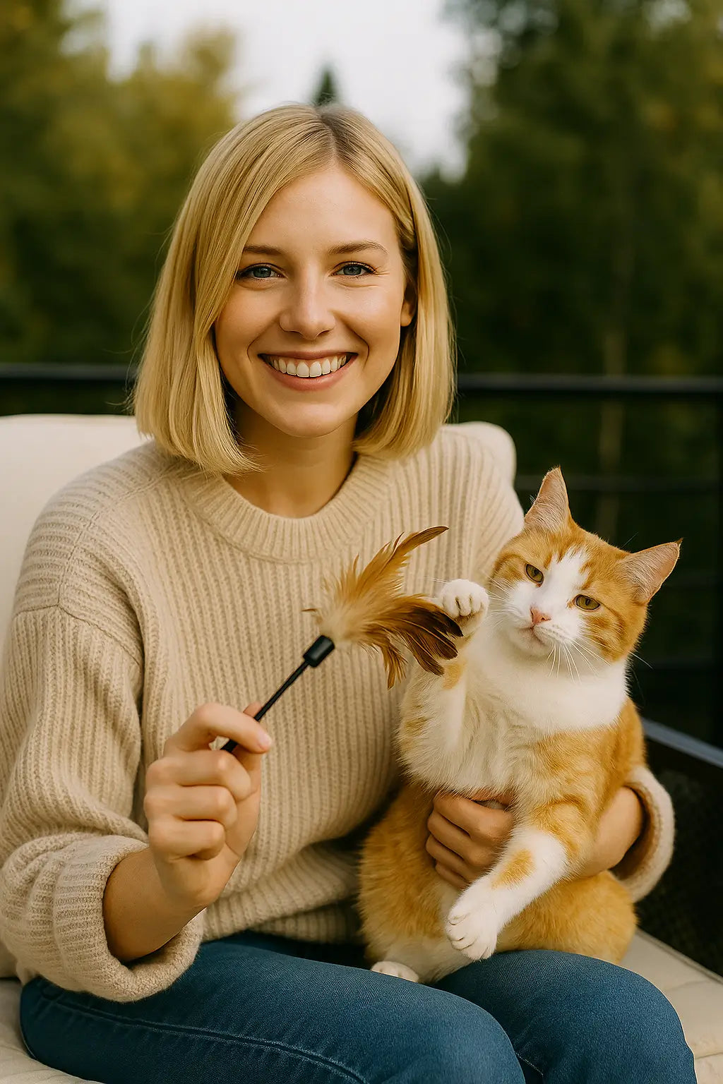 Avis client sur jouet plume interactif pour chat d’intérieur : idéal pour stimuler, défouler et éviter l’ennui de votre chaton joueur au quotidien.