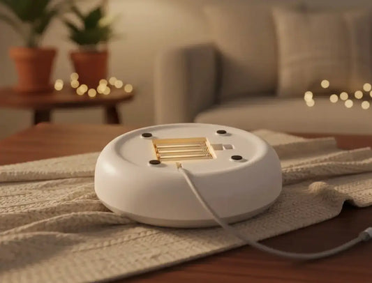 Jouet électronique pour chat rechargeable par USB ou piles, fonctionnement autonome pour occuper le chat même en l’absence du maître.